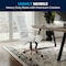 Flash Furniture White Leather Rose Gold Frame Mid-Back Chair GO-2286M-WH-RSGLD-GG - alternate 2